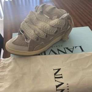 Lanvin sneakers size 42 only worn twice men’s.